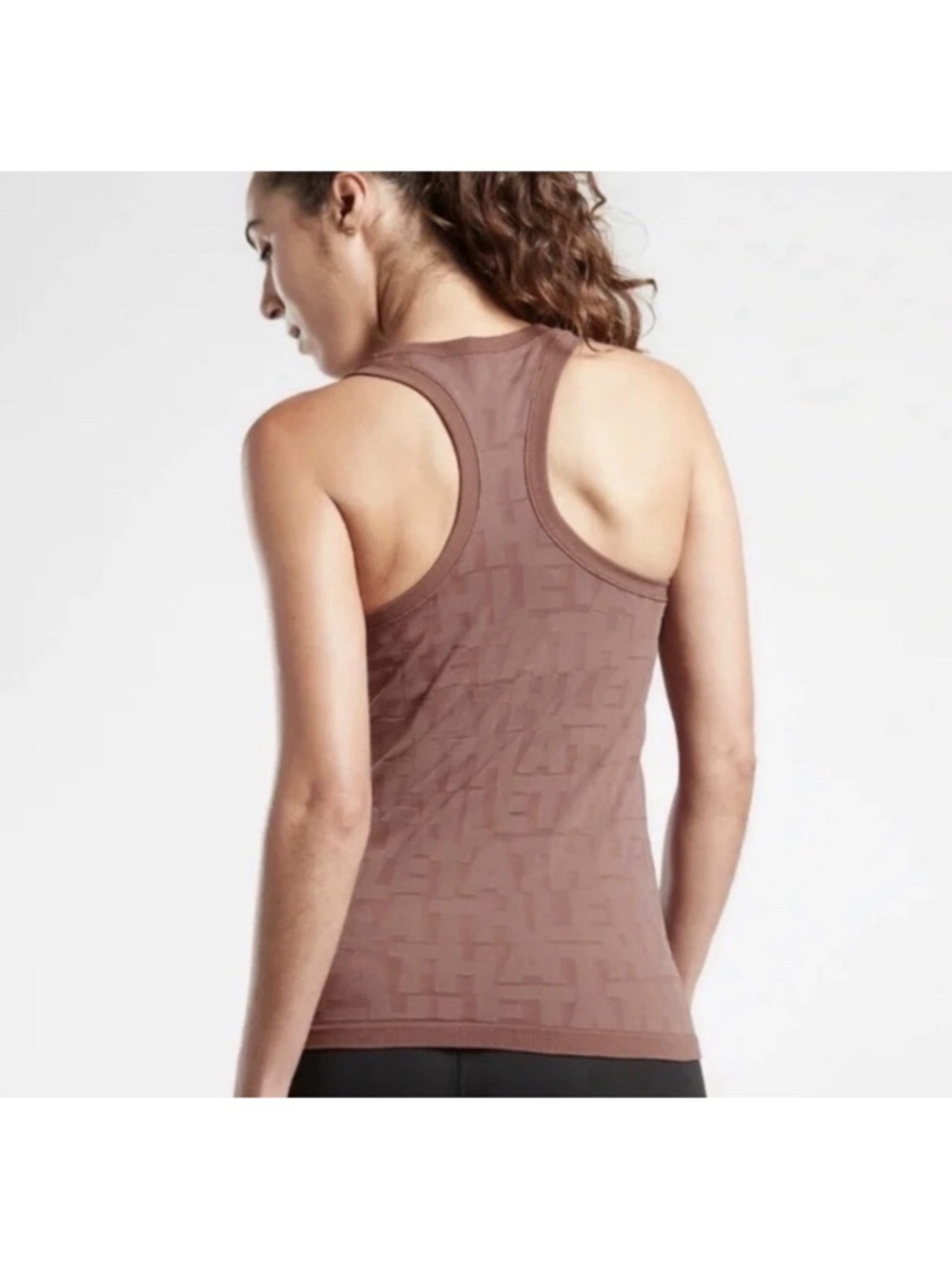Athleta Momentum Logo Tank Sable XL - Picture 2 of 11